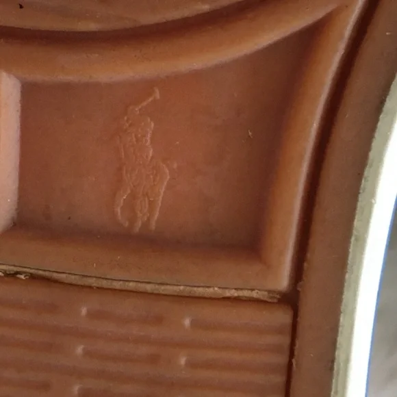 Girls Ralph Lauren Polo rubber role plaid pink shoes size 7 - Picture 7 of 8